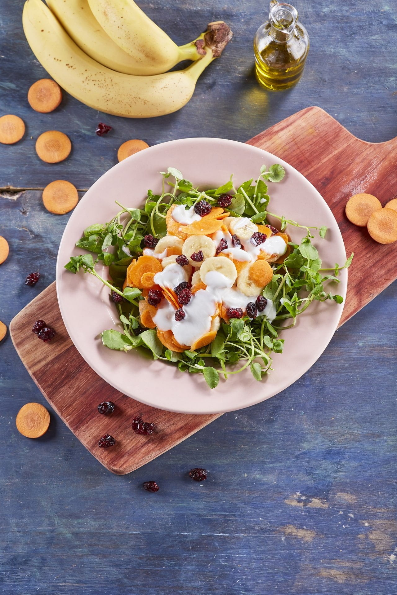 Salada de cenoura e banana