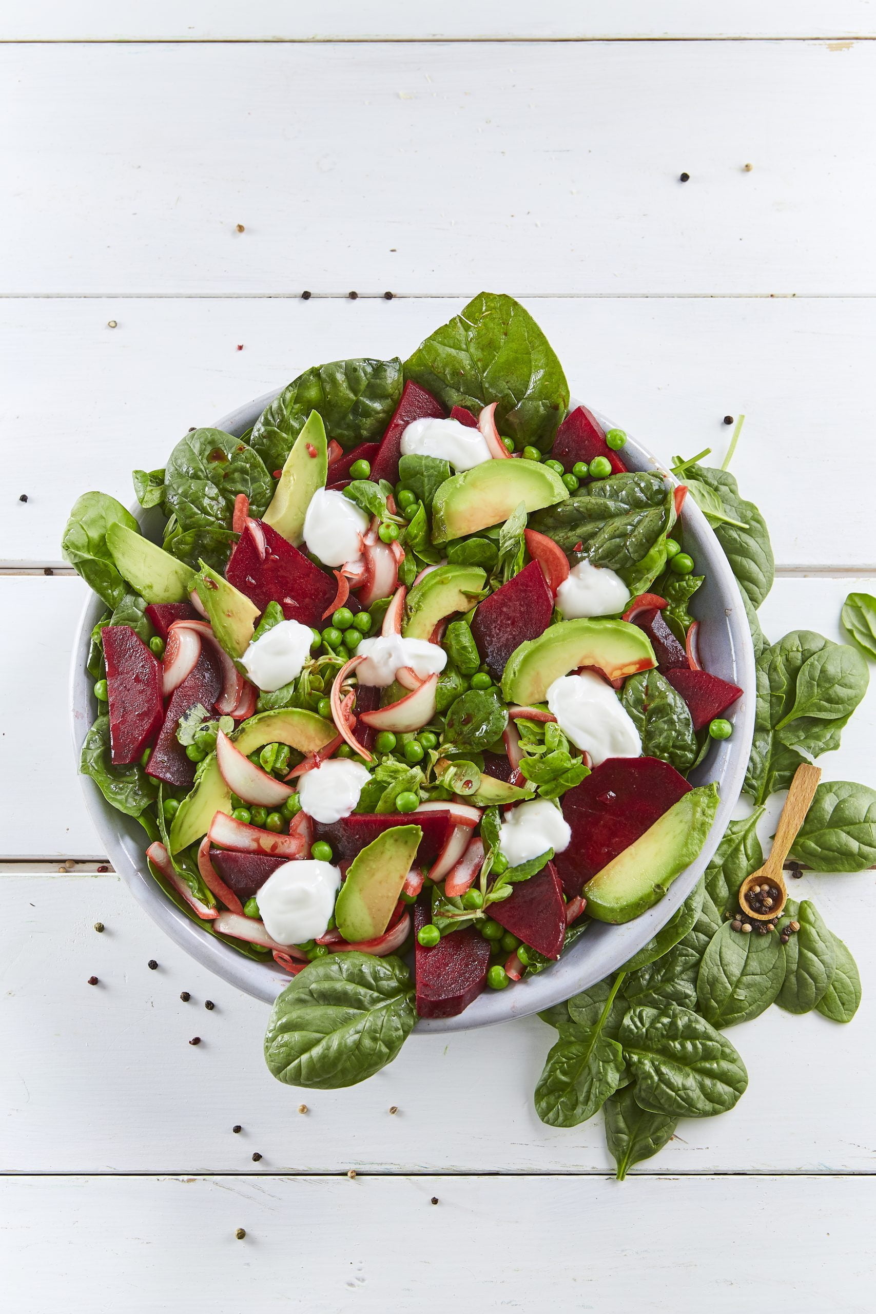 Salada de ervilhas