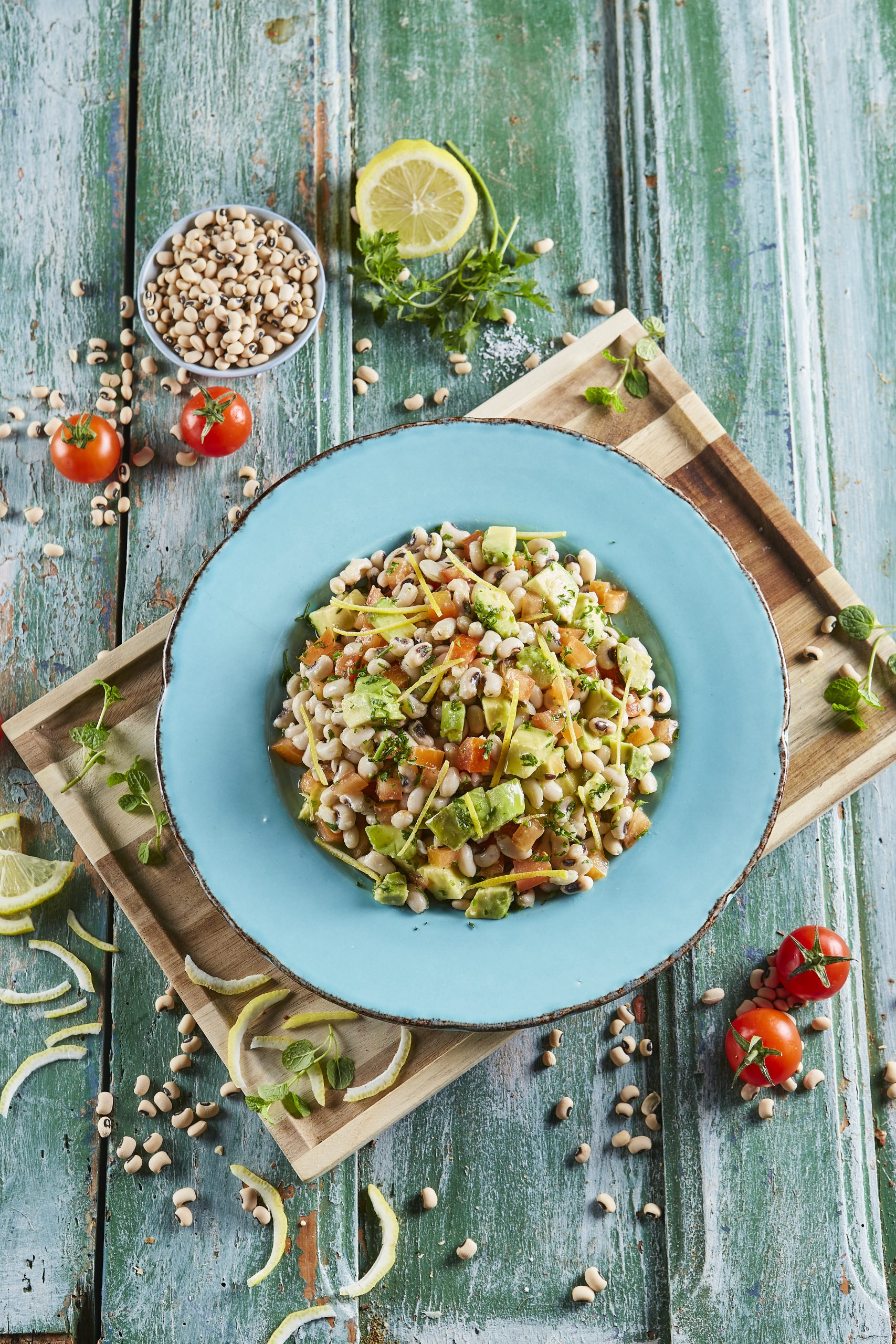 Salada de feijão-frade