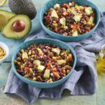 Salada de feijão preto