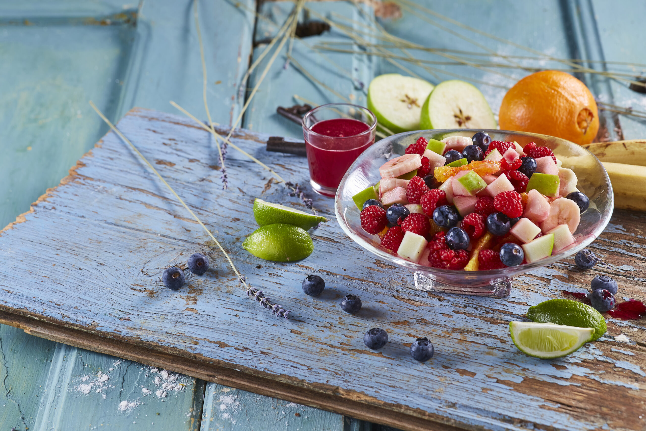 Salada de frutas com molho de citrinos e beterraba @Teleculinária