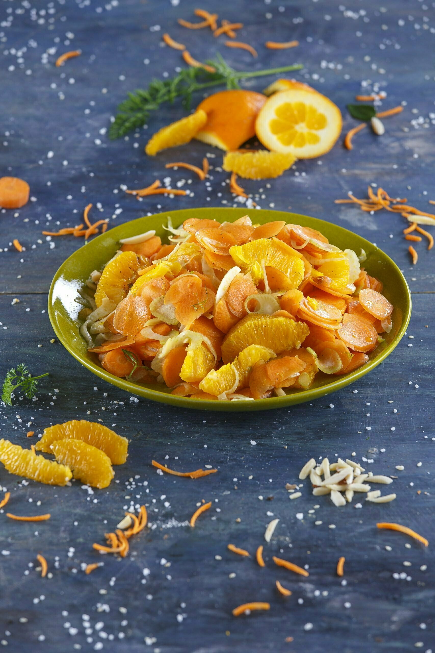 Salada de laranja e cenoura
