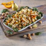 Salada de pera e amêndoas
