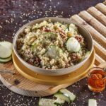 Salada gourmet de quinoa