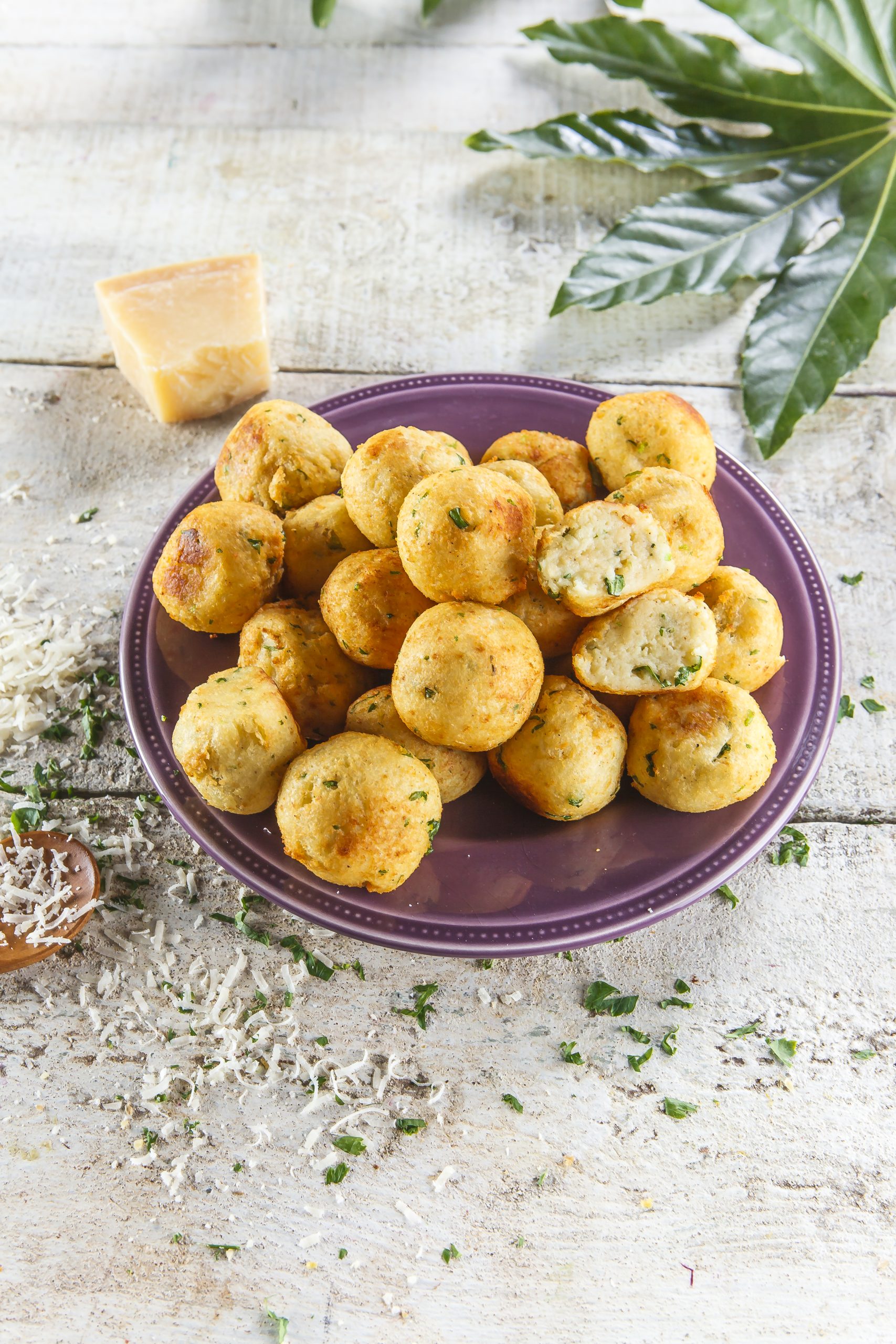 Salgadinhos de queijo
