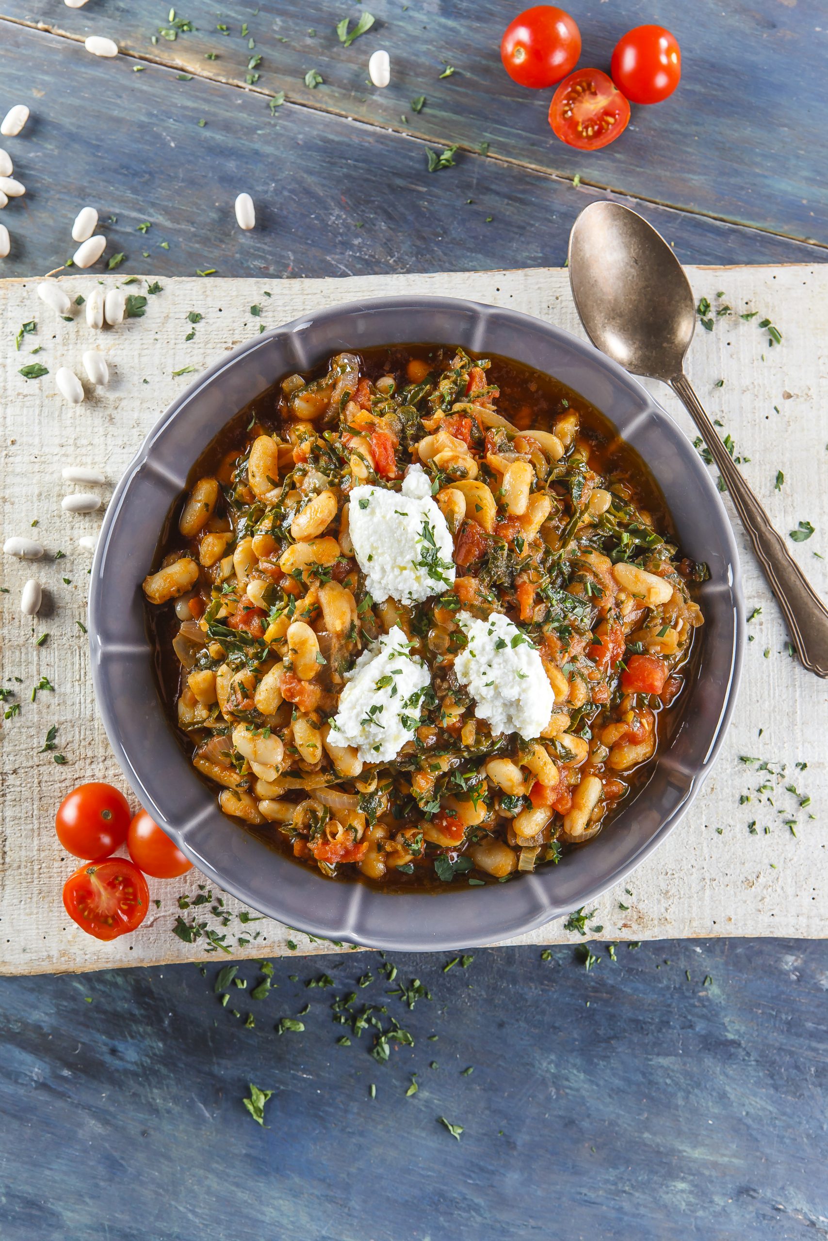 Shakshuka de feijão branco
