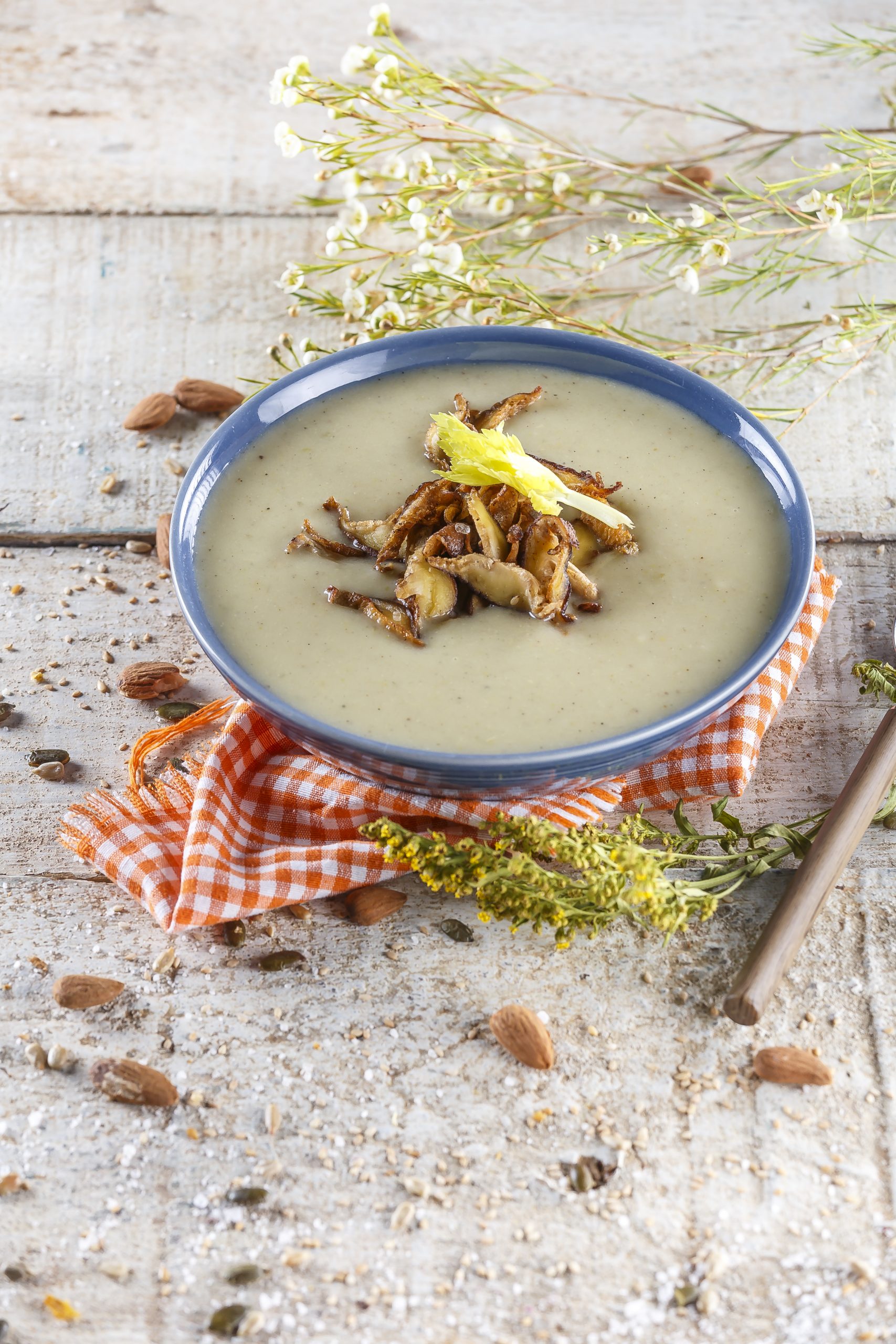 Sopa cremosa de aipo