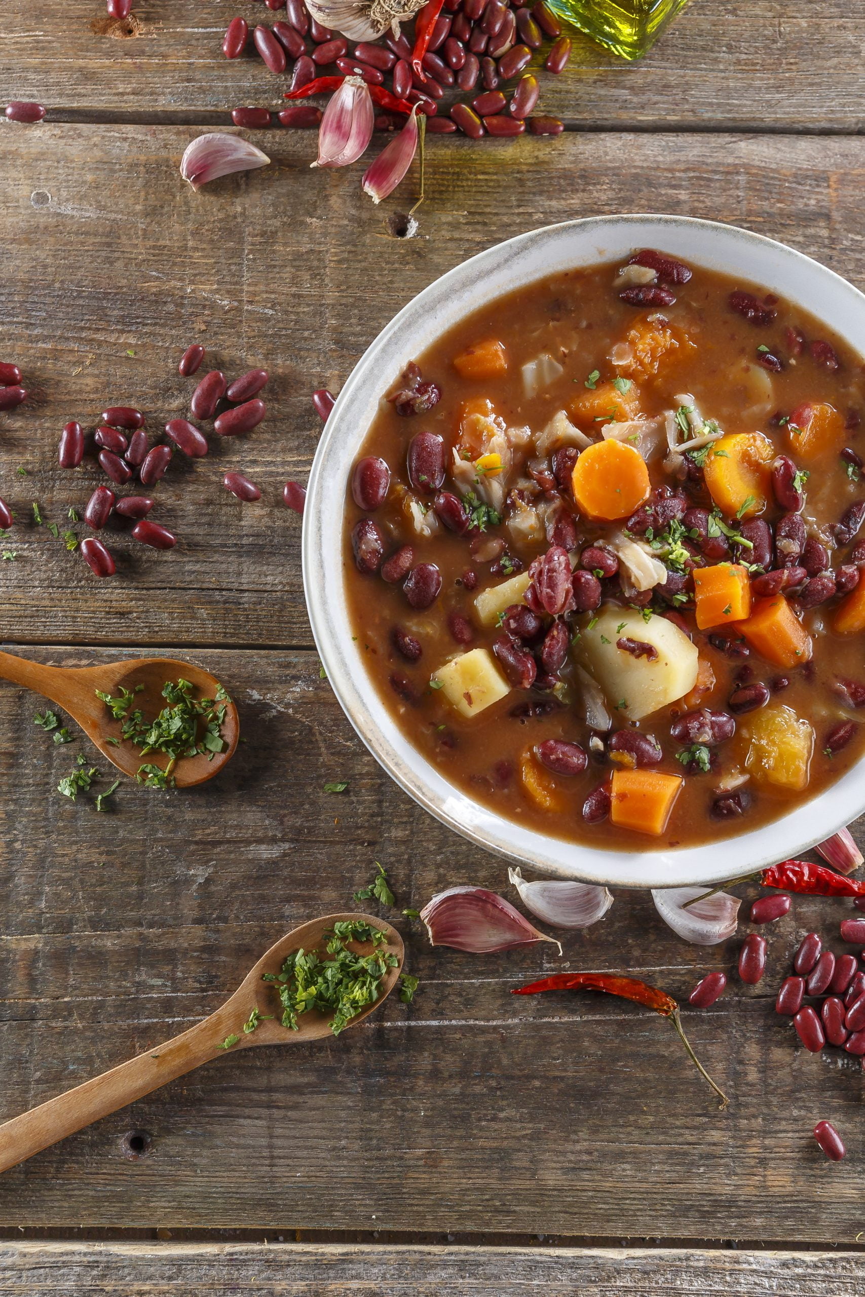 Sopa da pedra veggie