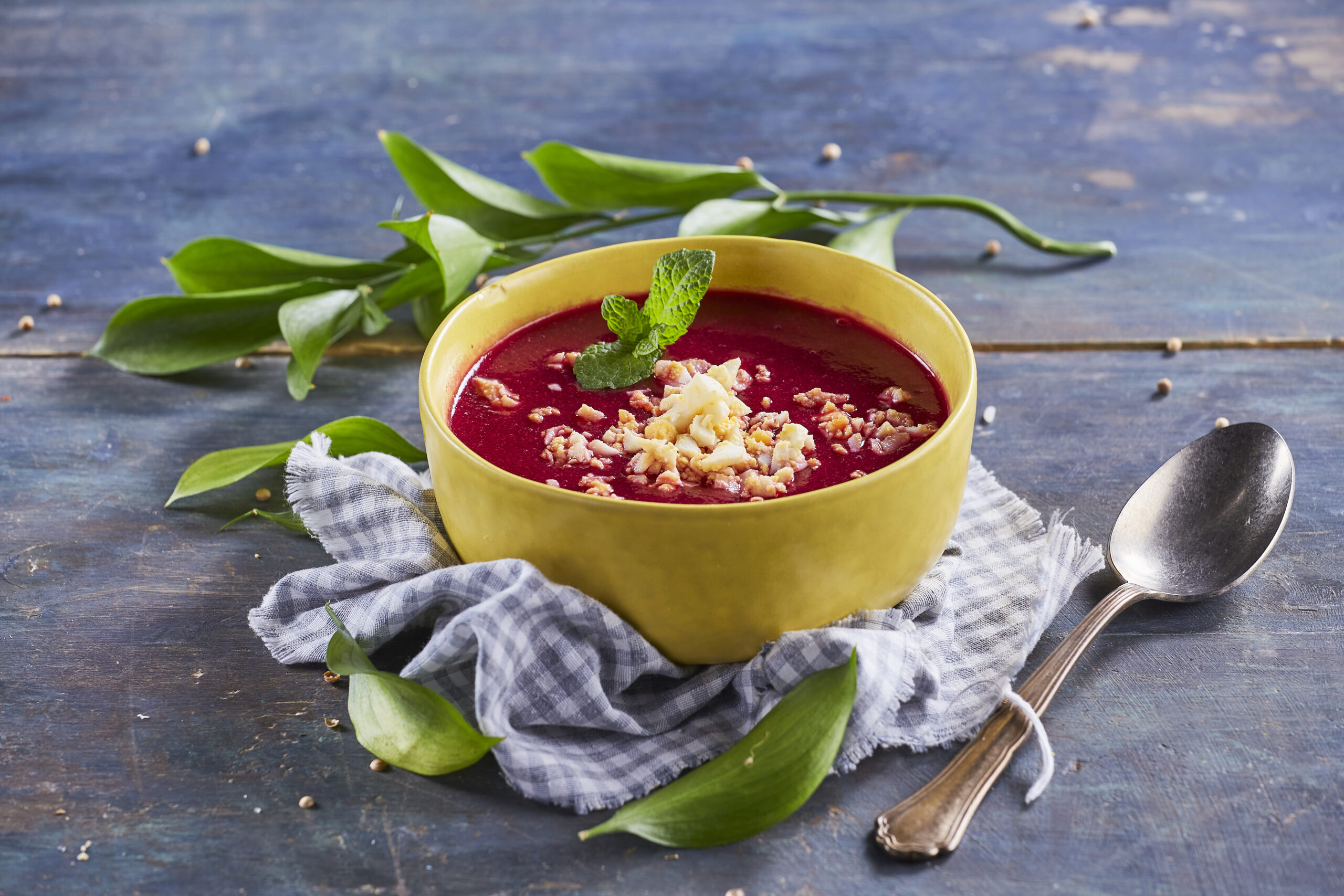 Sopa de cebola roxa e beterraba @TeleCulinária