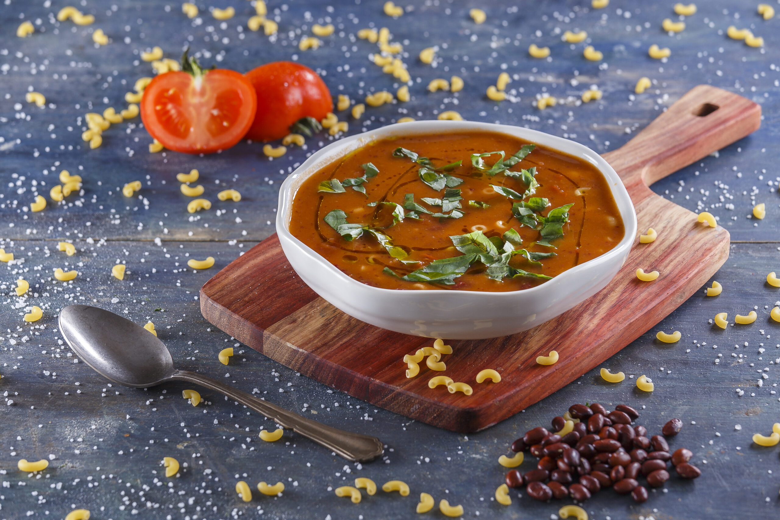 Sopa de feijão com massa @Teleculinária