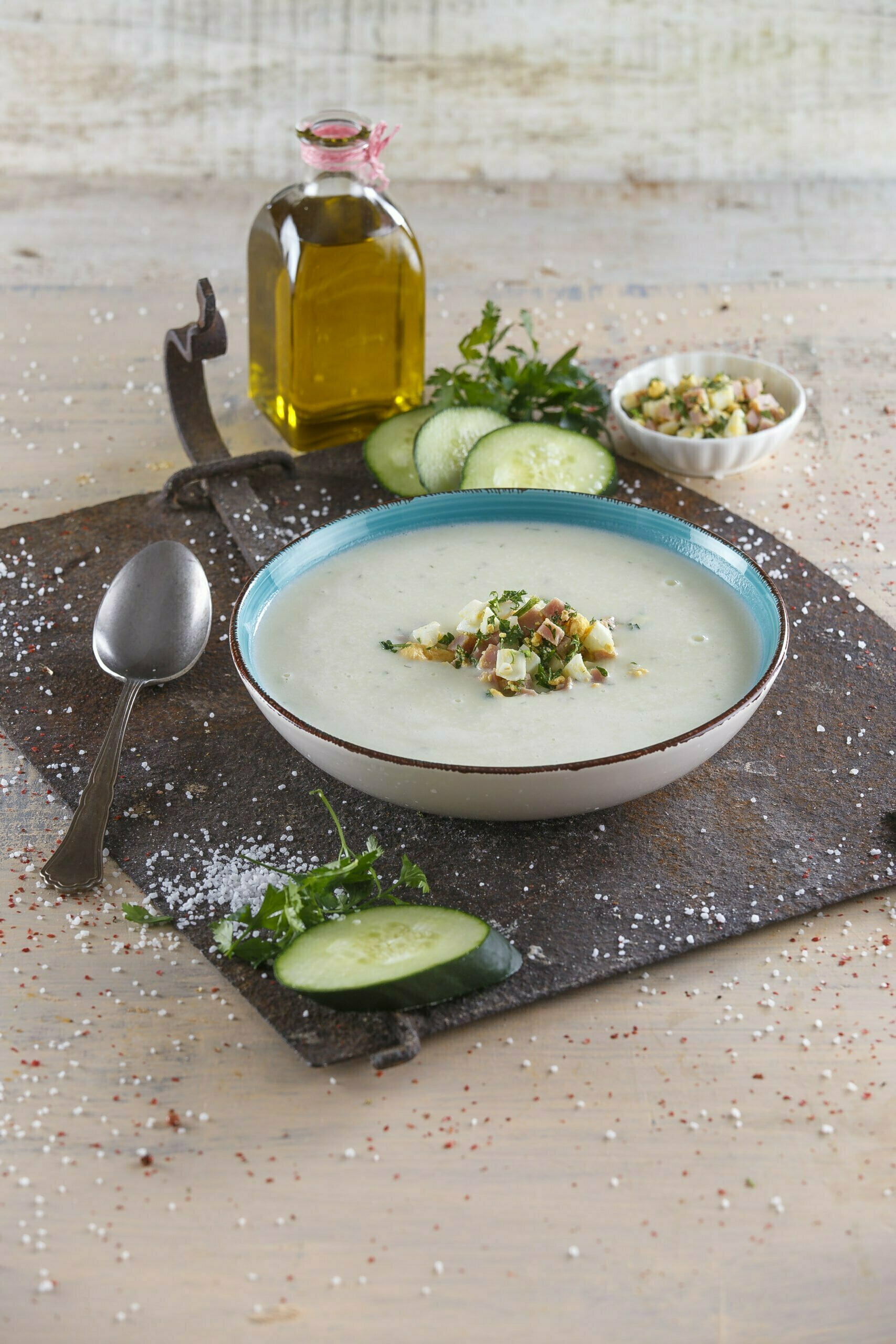 Sopa fria de pepino