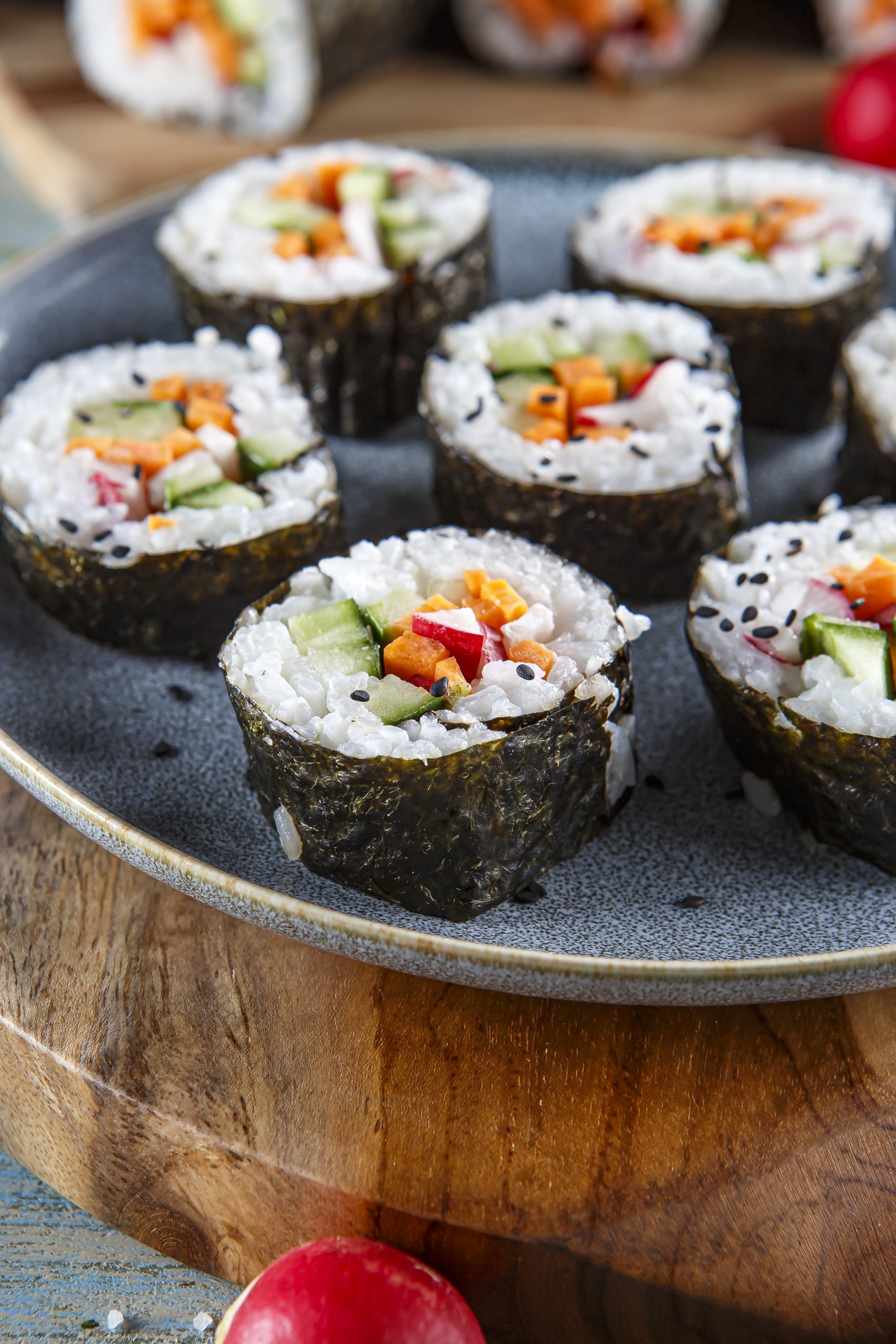 Sushi de vegetais