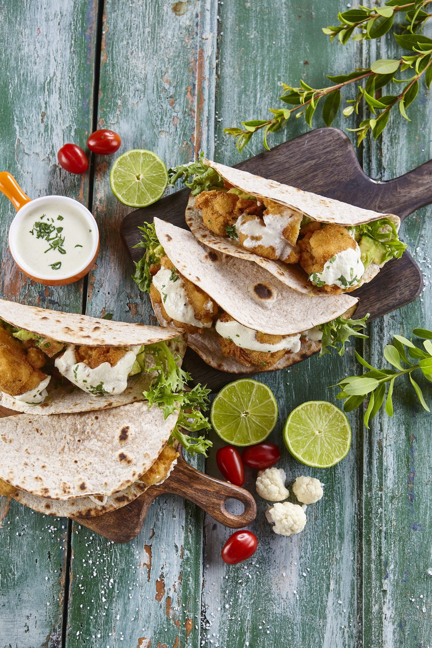 Tacos de couve-flor