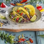 Tacos de laranja picantes