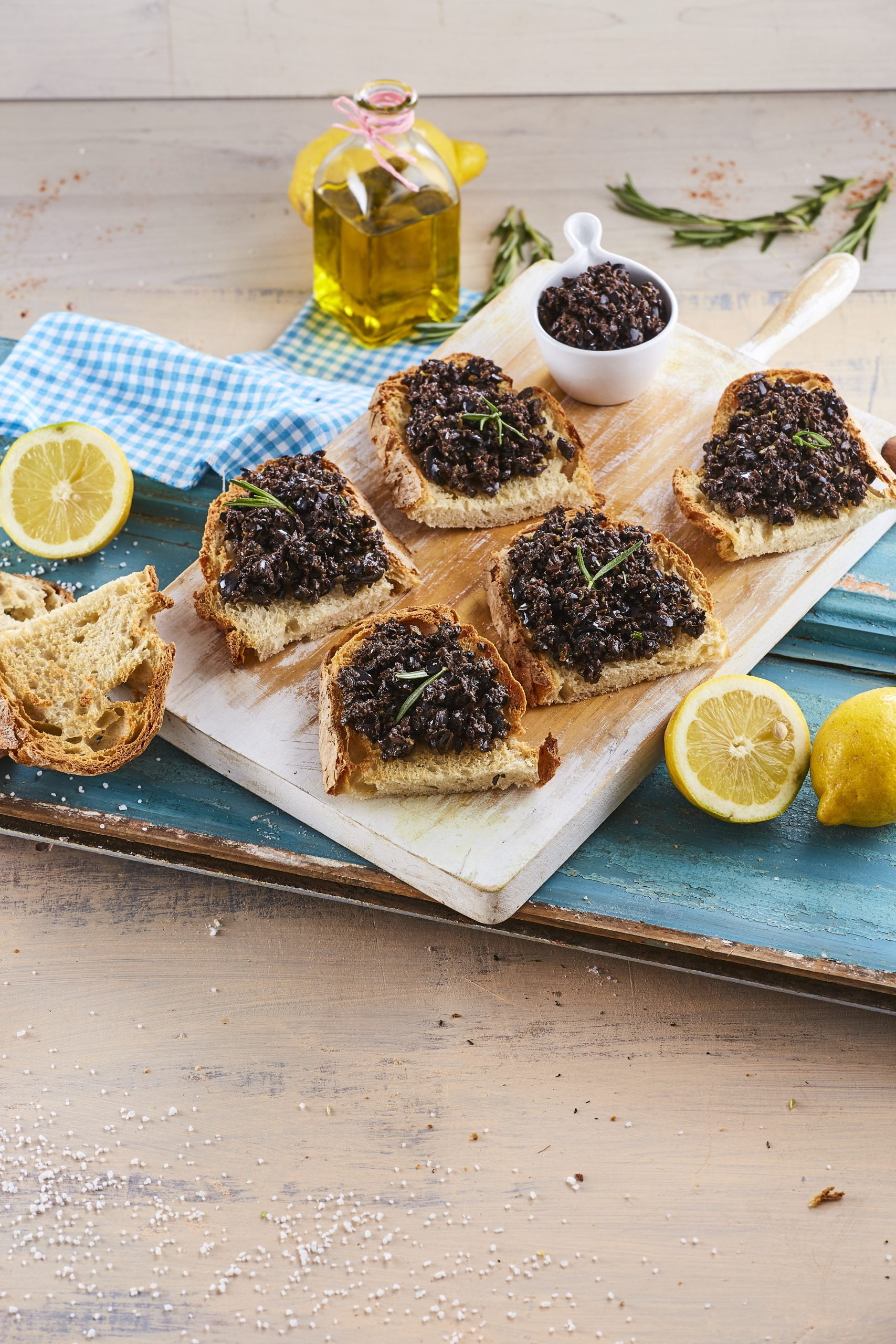 Tapenade de limão e alecrim