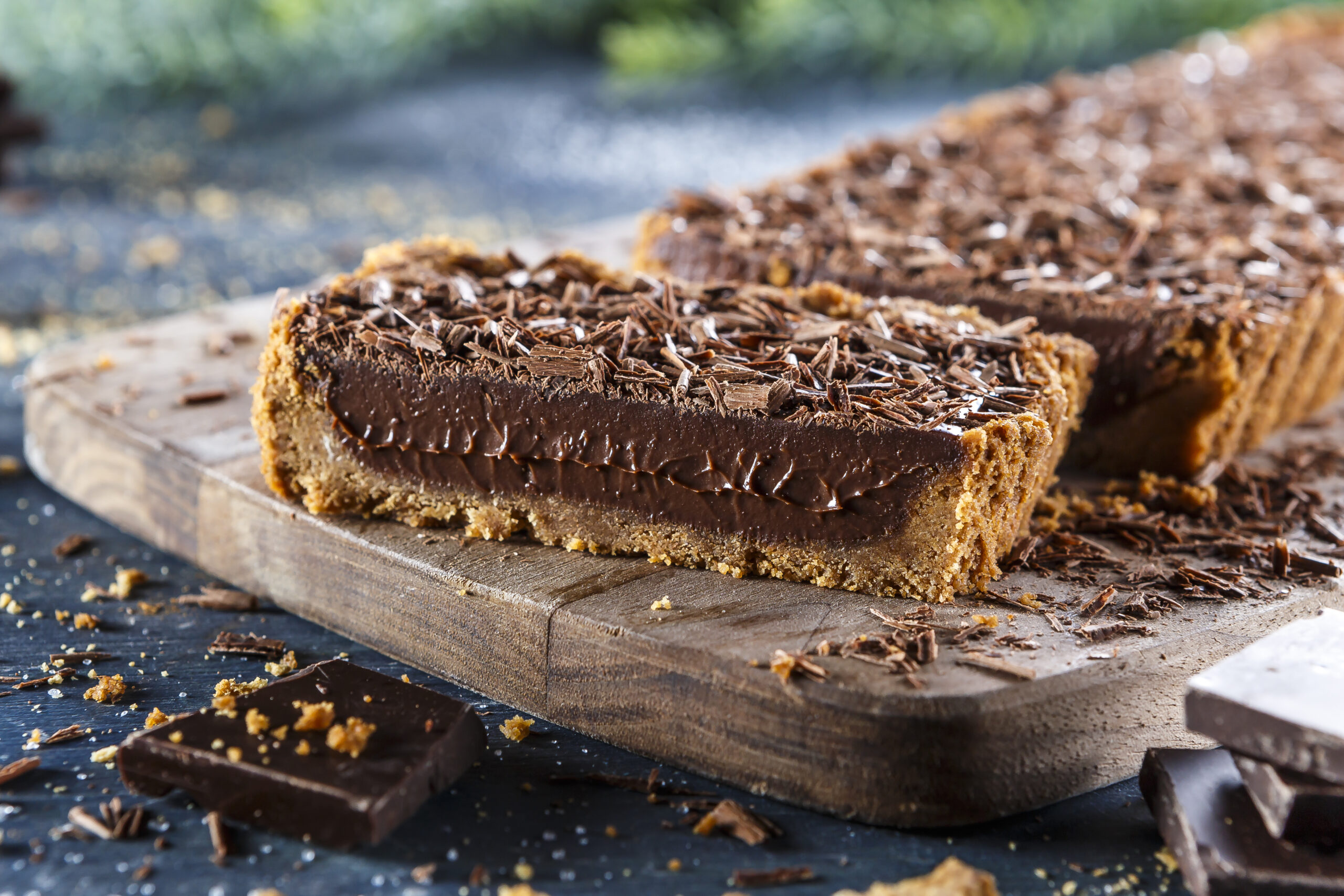 Tarte de chocolate vegan @TeleCulinária