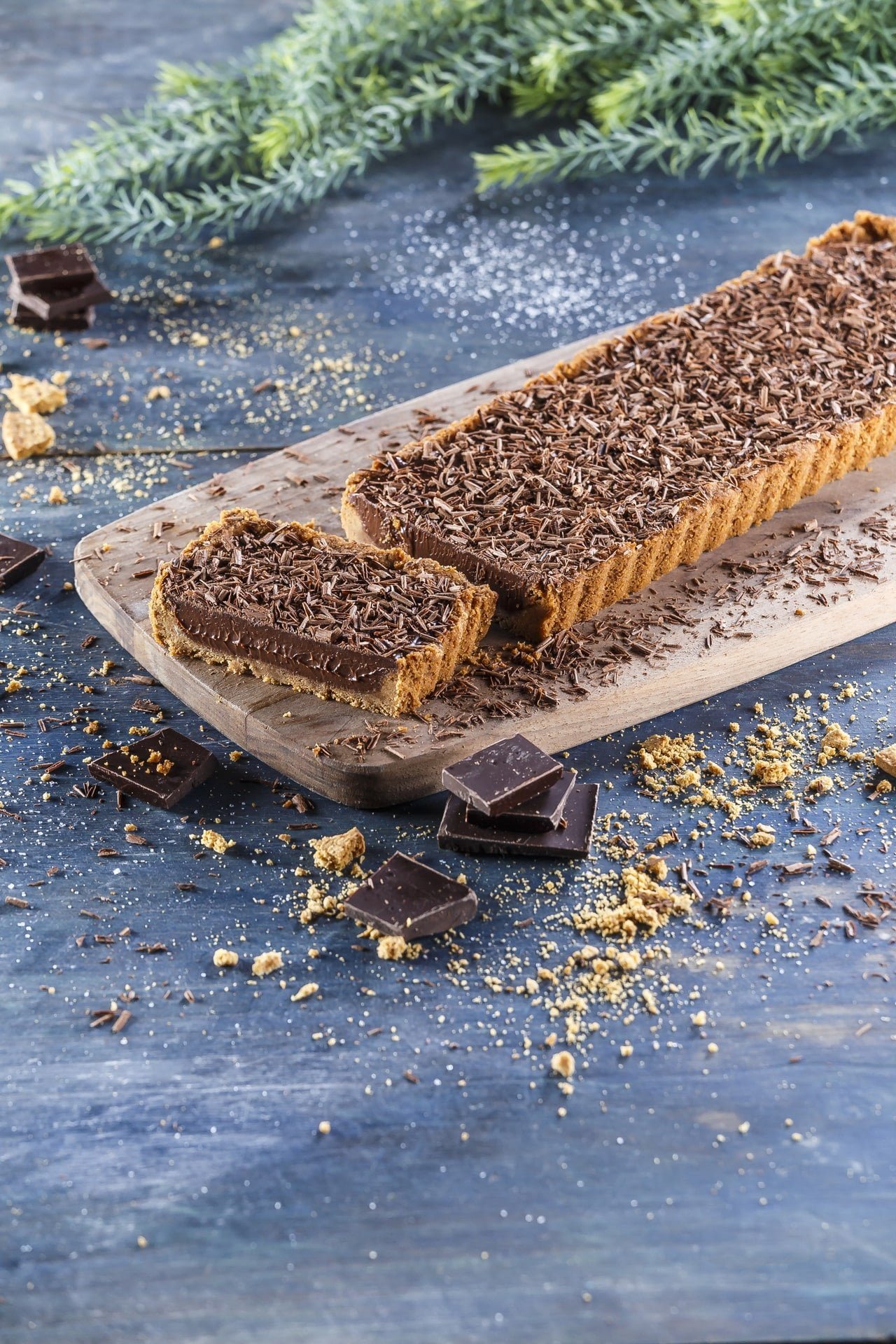 Tarte de chocolate vegan