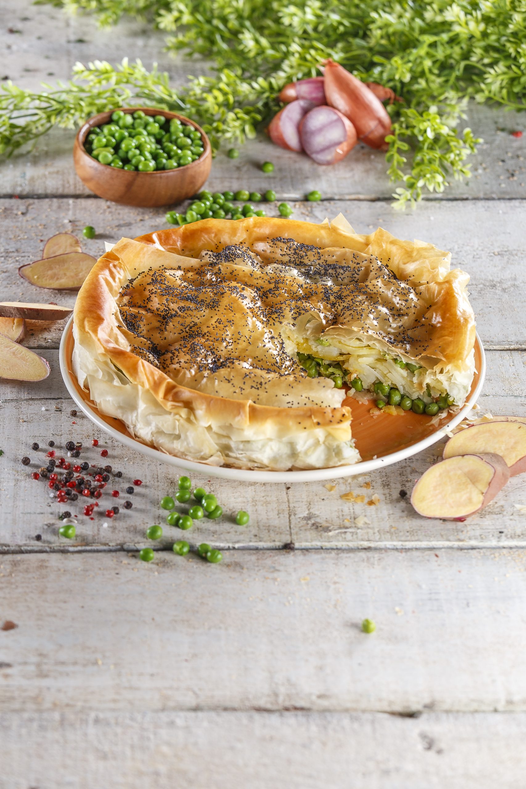 Tarte indiana de batata
