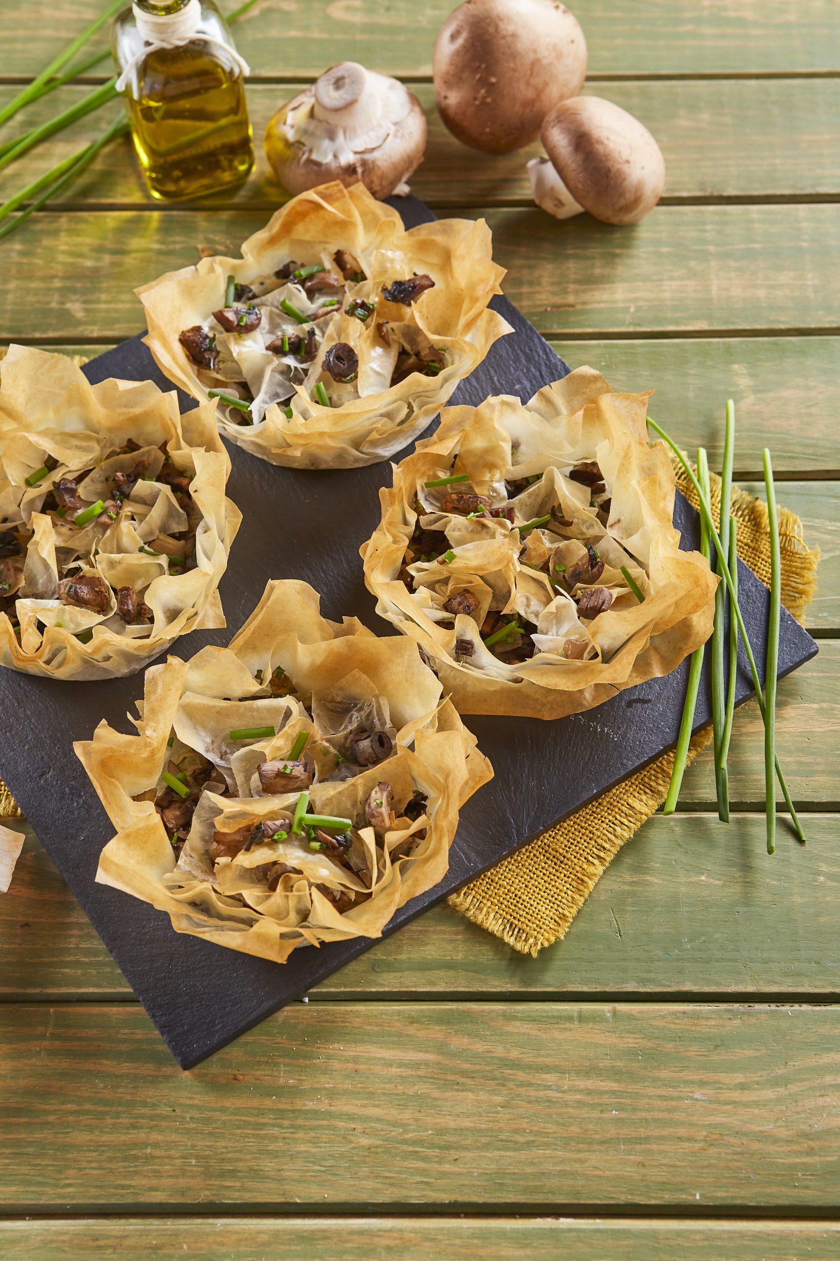 Tarteletes de cogumelo