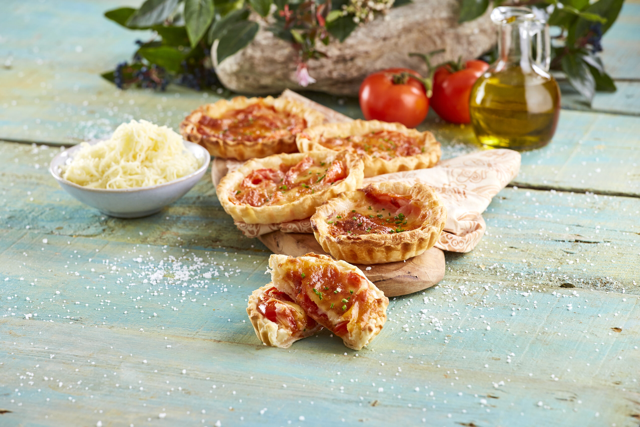 Tarteletes de tomate e queijo @TeleCulinária