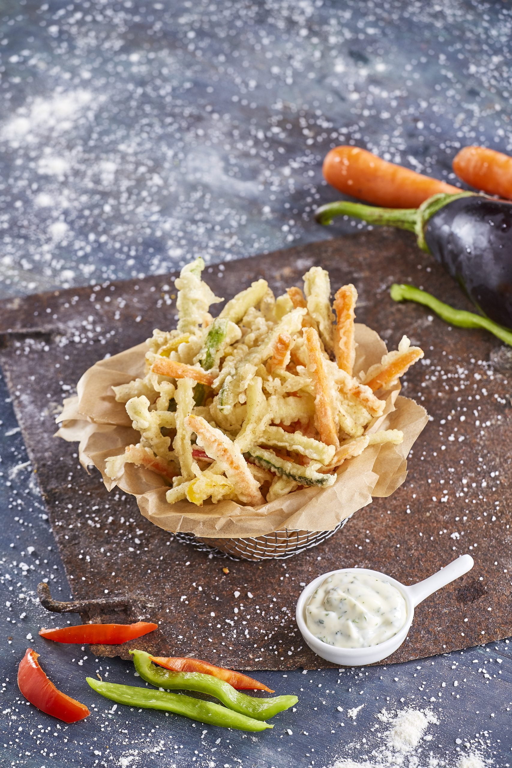 Tempura de legumes