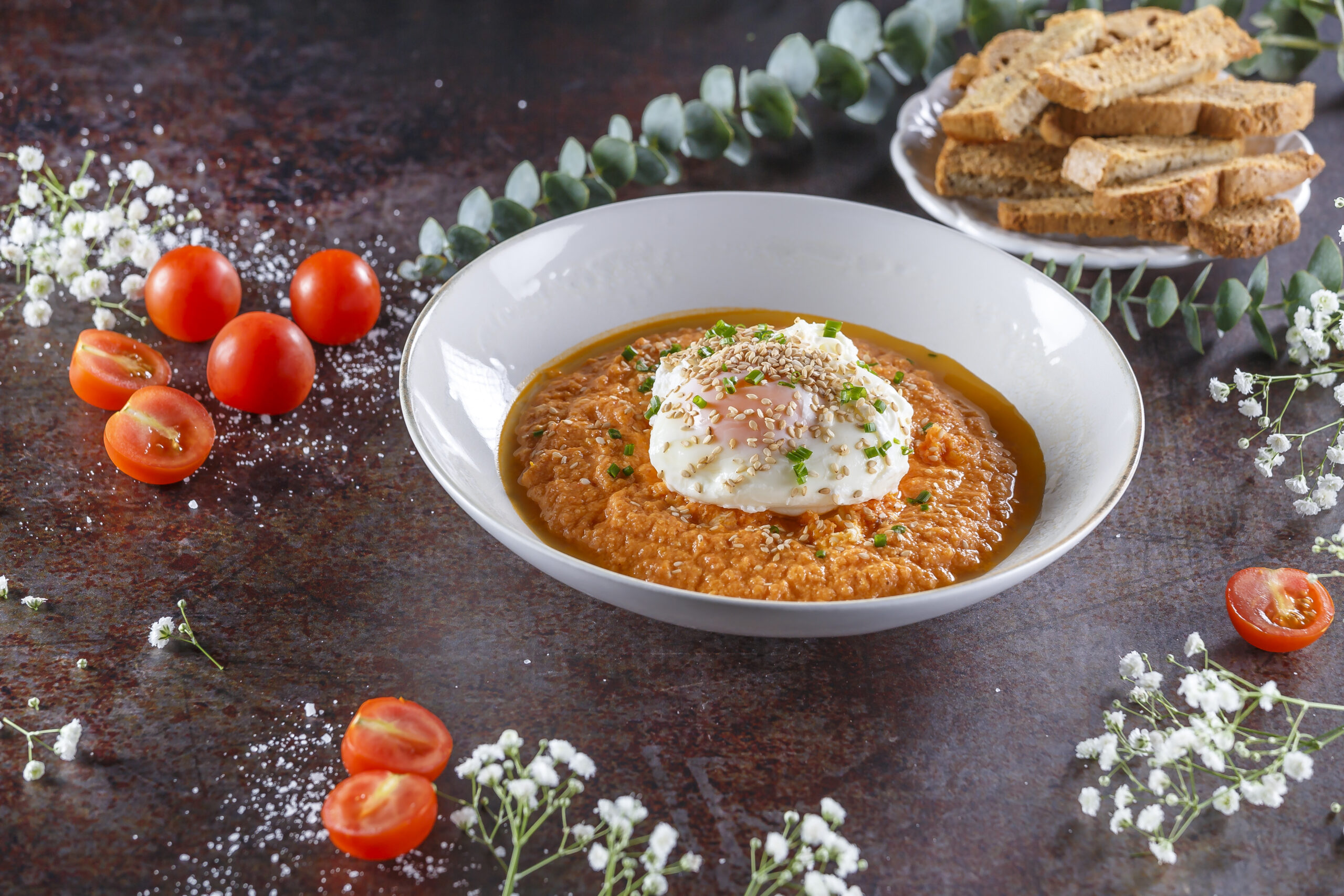 Tomates com ovos