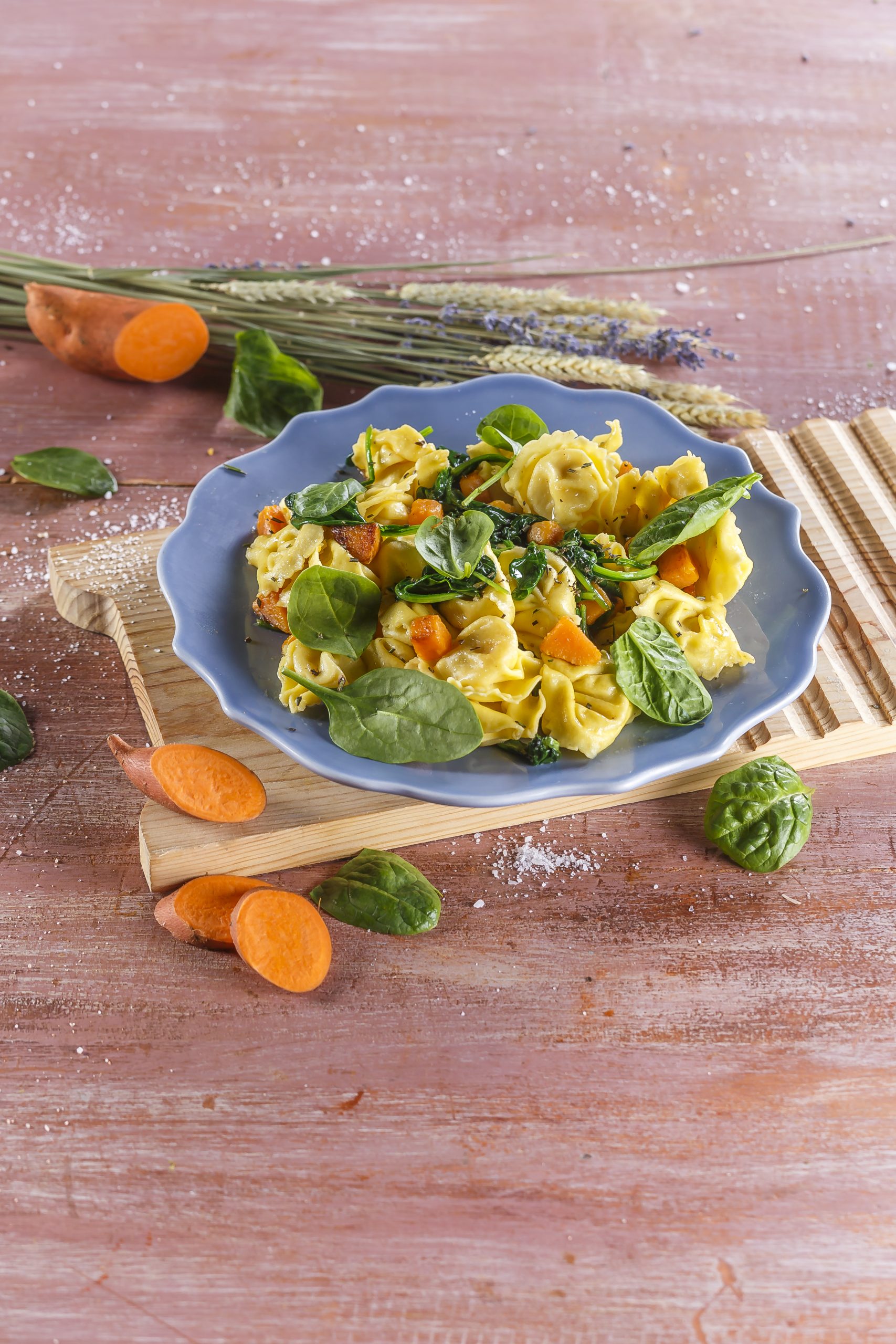 Tortellini de vegetais