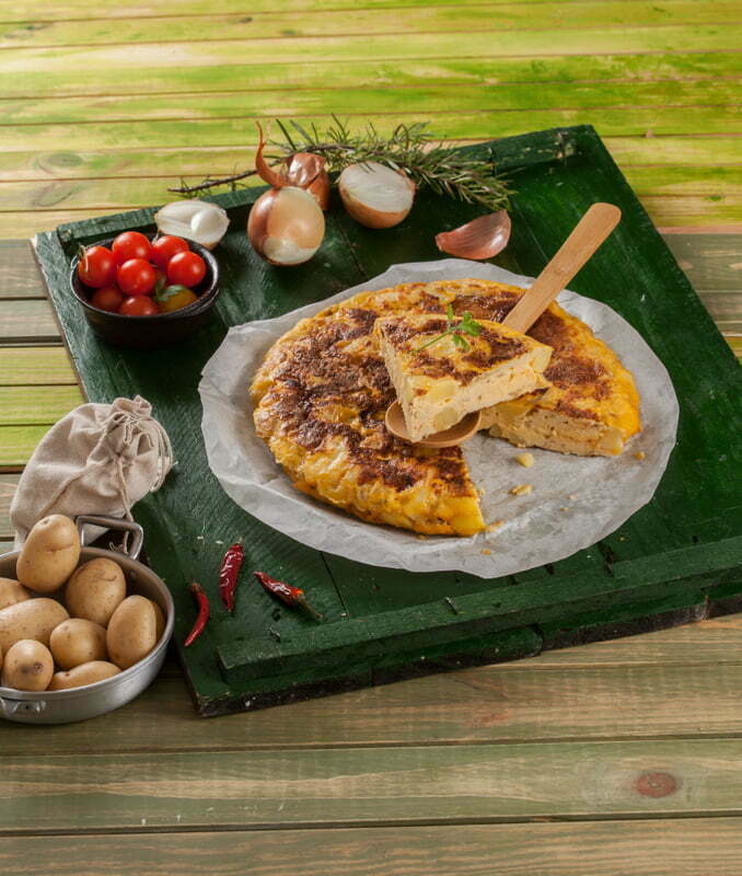 Tortilha de batata simples