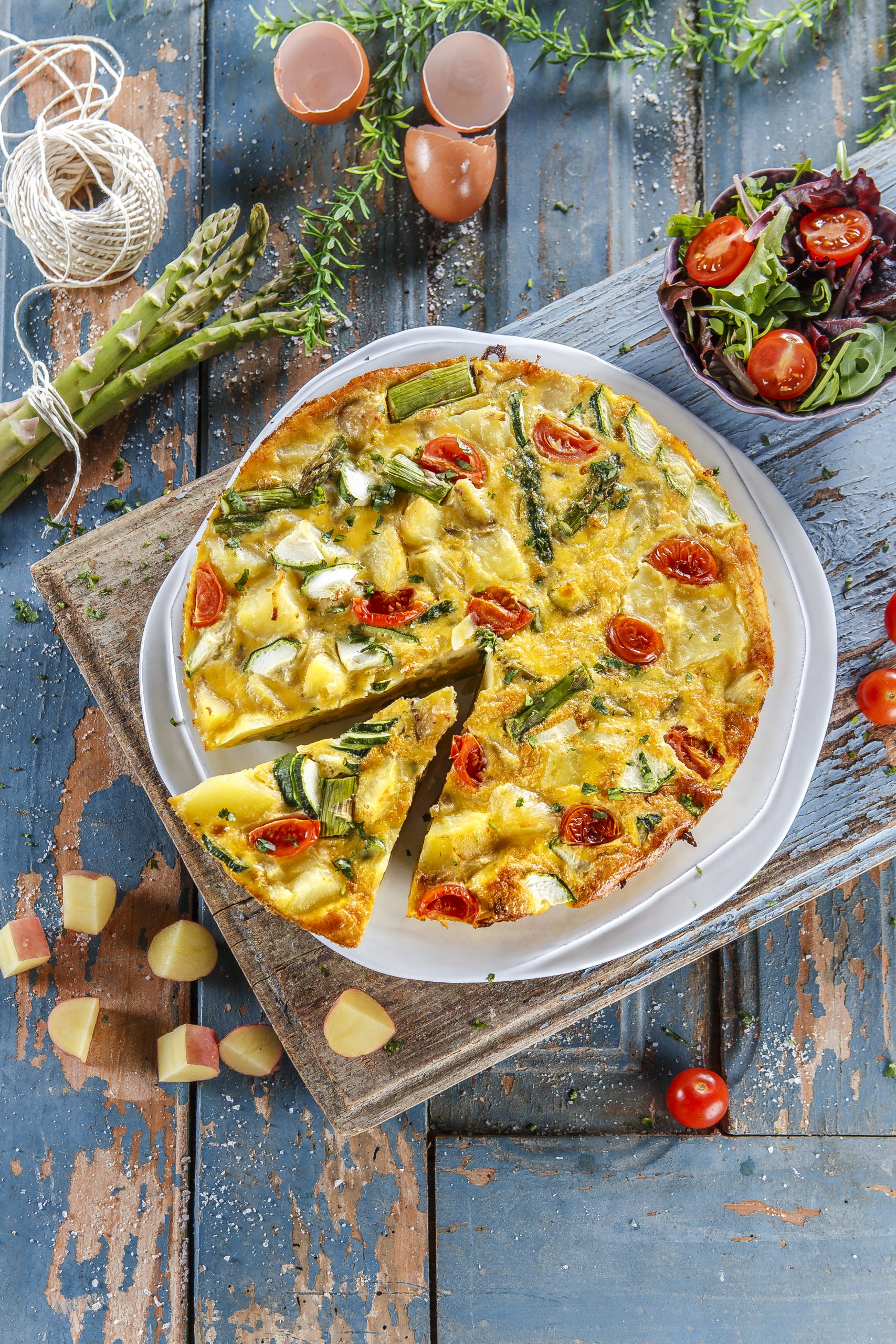 Tortilha de batata e cebola