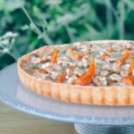 Tarte de cenouras com cogumelos