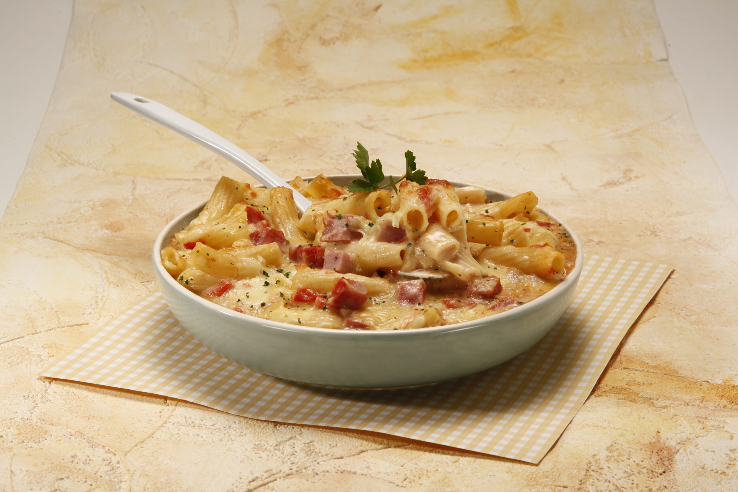 Macarrão gratinado
