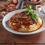 Ossobuco com puré de batata